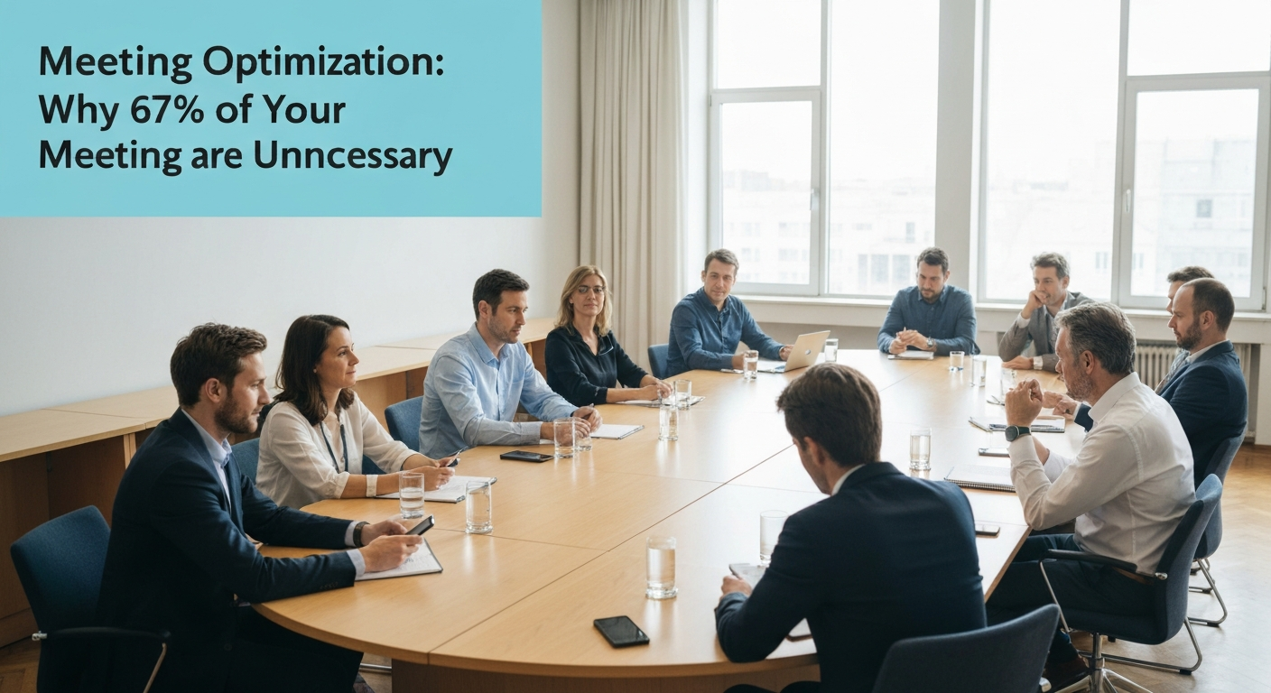 Meeting Optimization: Why 67% of Your Meetings Are Unnecessary